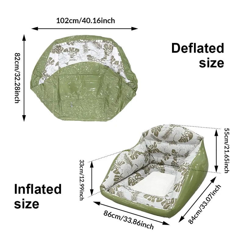 Gather Crest™ Inflatable Pool Lounge Chair