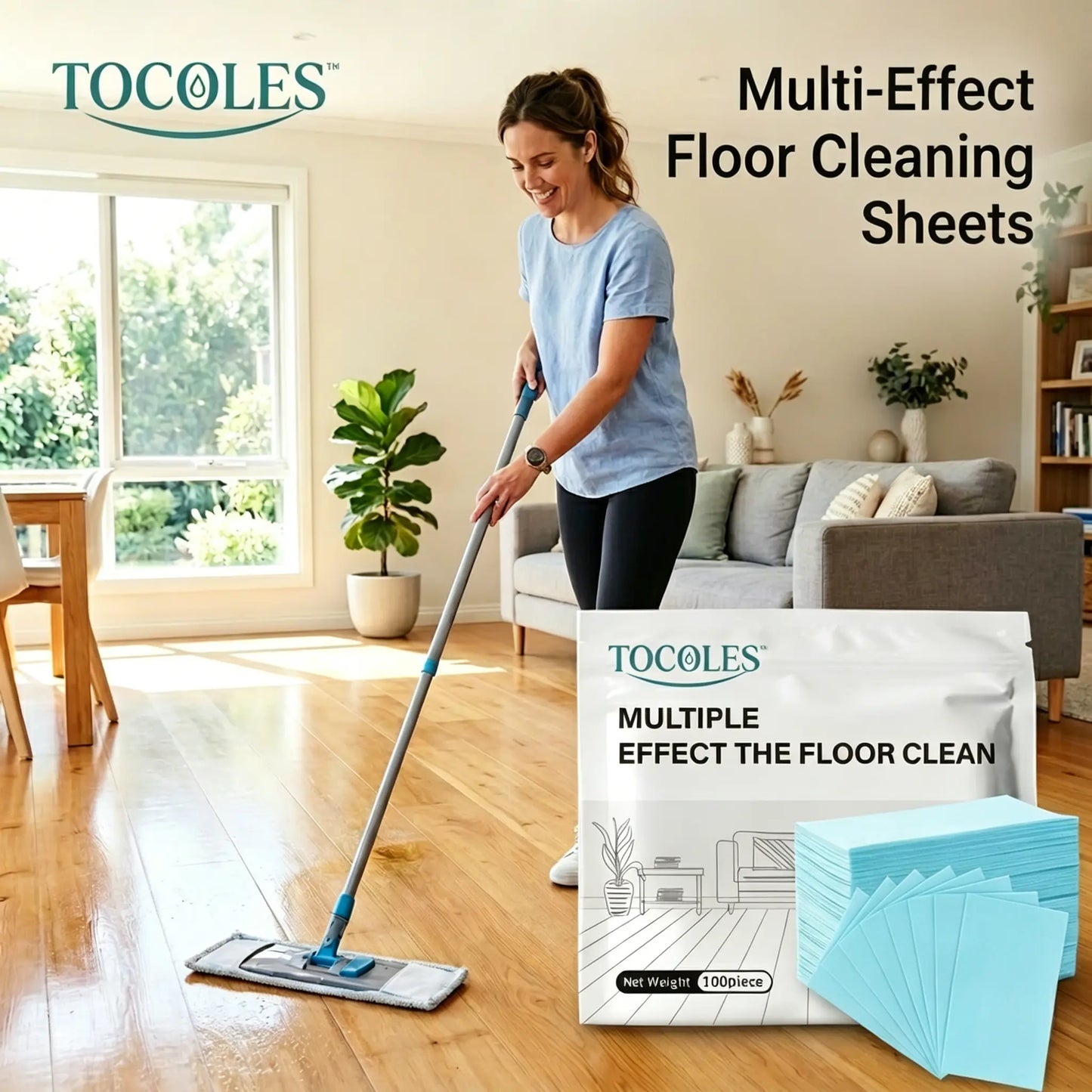 Gather Crest™ 100 Piece Floor Cleaning Tablets Multi-Surface Cleaner