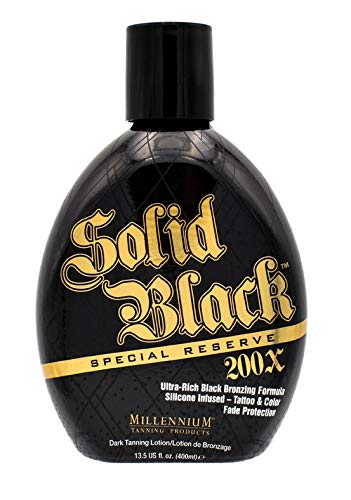 Gather Crest™ Solid Black Special Reserve 200X Tanning Lotion