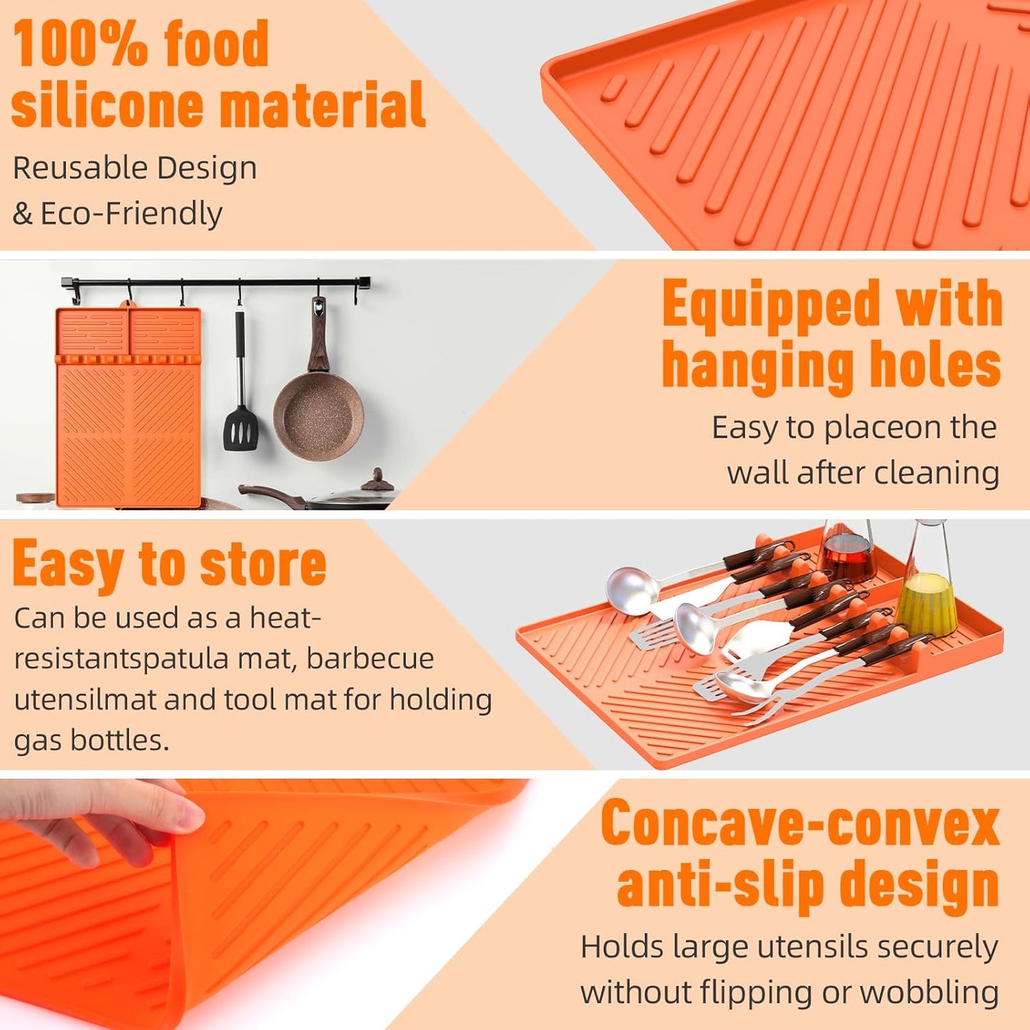 Gather Crest™ Silicone Grill Mat & Drip Pad