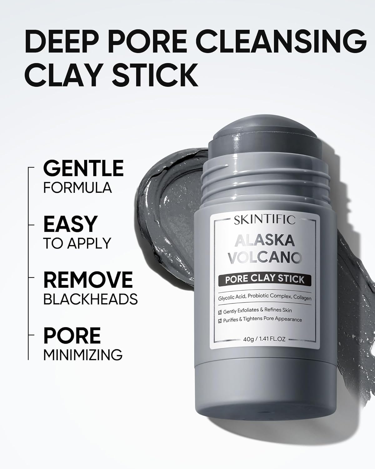 Gather Crest™ Alaska Volcanic Pore Refining Stick