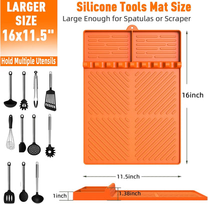 Gather Crest™ Silicone Grill Mat & Drip Pad