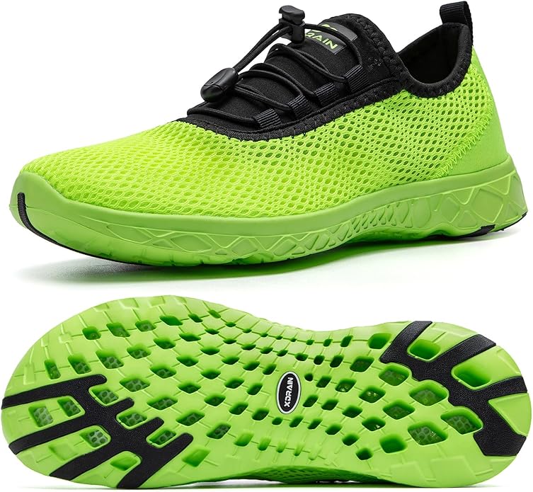 Gather Crest™ Men's Stylish Water Shoes, Quick-Dry Xdrain Water Sneakers, Lightweight & Comfort Footed