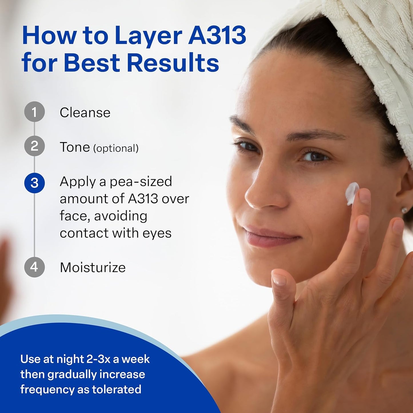 Gather Crest™ A313 Vitamin A Pommade + Ialuset Hyaluronic Acid Anti-Wrinkle Cream