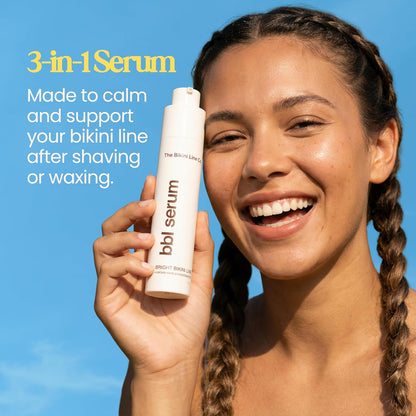 Gather Crest™ BBL Serum – 3-in-1 Bikini Line Care, Fragrance-Free Post-Hair Removal Serum with Salicylic Acid & Niacinamide, Helps Reduce the Look of Ingrown Bumps & Irritation, Designed for Sensitive Skin