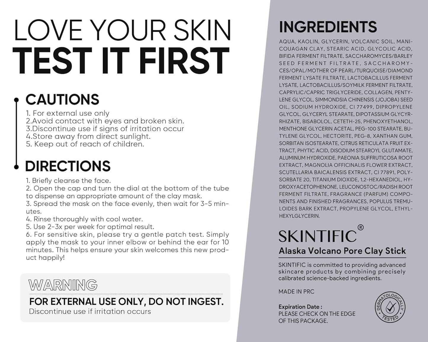 Gather Crest™ Alaska Volcanic Pore Refining Stick