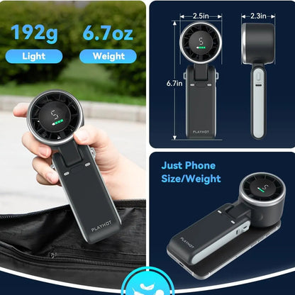 Gather Crest™ PLAYHOT Cool Fan — Portable Pocket Fan